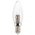 preiswerte Leuchtbirnen-1pc 0.5 W LED Kerzen-Glühbirnen 30 lm E14 C35 3 LED-Perlen SMD 5050 Weihnachtshochzeitsdekoration Warmes Weiß 220-240 V / RoHs