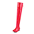 Χαμηλού Κόστους Γυναικεία Παπούτσια-καταπληκτικό λουστρίνι επίπεδη τακούνι πάνω από το γόνατο μπότες παπούτσια (περισσότερα χρώματα)