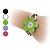 baratos Relógios de Pulseira-Mulheres Bracele Relógio Quartzo Banda Flor Bracelete Prata Branco Preto Roxo Verde Rosa claro