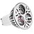 cheap Light Bulbs-3 W 120-150 lm GU10 LED Spotlight MR16 3 LED Beads High Power LED Cold White 12 V 85-265 V