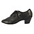 levne Taneční boty-Pánské Boty na moderní tance / Standardní Kůže Podpatky Šněrování Nízký podpatek Na míru Taneční boty Černá