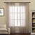 baratos Cortinas Transparentes-pronto feito eco-friendly sheer cortinas tons dois painéis para sala de estar