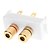 cheap Electrical Plugs &amp; Sockets-High Quality Banana Binding Post Wall Plate With High Quality Gold Plated for Speakers