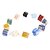 billige Perlearmbånd-Cube Farvet Glaze Bracelet