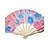 abordables Éventails et ombrelles-Occasion spéciale Ventilateurs et parasols Décorations de Mariage Thème floral Printemps Eté Automne