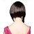 Недорогие Парик из искусственных волос без шапочки-основы-монолитным боб стиль высокой температуры проволоки черные волосы парика