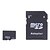 cheap Micro SD Card/TF-16GB Class 2 MicroSDHC TF Memory Card and MicroSDHC to SDHC Adapter