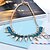 cheap Necklaces-Fashion Vintage Punk Rivet Crystal Statement Choker Necklace