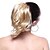 cheap Ponytails-top grade synthetic short blonde wavy ponytail