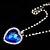 preiswerte Halsketten-Damen Pendant Halskette simuliert Liebe Wassermann damas Film-Schmuck Strass Diamantimitate Aleación Modische Halsketten Schmuck Für Alltag