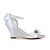 abordables Zapatos de boda-Mujer Primavera / Verano Tacón Cuña Boda Pedrería / Pajarita / Perla de Imitación Satén / Satén Elástico Blanco / Negro / Morado / EU36