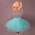 cheap Historical &amp; Vintage Costumes-Princess Petticoat Hoop Skirt Tutu Under Skirt 1950s Organza Satin Cyan Green Pink / Crinoline