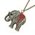 お買い得  ネックレス-ラインストーン/カーフ象のペンダントセーターチェーン女性のネックレス(その他の色)との素敵な合金