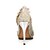 Недорогие Женская обувь на каблуках-элегантные атласные шпилька насосы / закрытый носок с цветочными свадьбы / участник обувь
