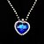 abordables Collier-Collier Pendentif Femme simulé Strass Imitation Diamant Argent Amour Verseau dames Bijoux Movie Colliers Tendance Bijoux pour Quotidien