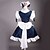 levne Anime kostýmy-Inspirovaný Touhou Project Sakuya Izayoi Video Hra Cosplay kostýmy Cosplay šaty Patchwork Šaty