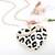 cheap Necklaces-Women&#039;s Pendant Necklace Heart Love Classic European Alloy White Coffee Necklace Jewelry For Daily