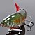 preiswerte Angelköder &amp; Fliegen-1 pcs Angelköder Harte Fischköder kleiner Fisch leuchtend fluoreszierend sinkend Bass Forelle Pike Seefischerei Fischen im Süßwasser