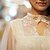 cheap Women&#039;s Tops-Women&#039;s Vintage Stand Collar Crochet Lace Cape Pattern Outwear