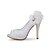 economico Scarpe col tacco da donna-Da donnaMatrimonio-Spuntate-A stiletto-Raso / Raso elasticizzato-Avorio / Bianco