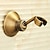cheap Outdoor Shower Fixtures-Shower Faucet,Antique Brass Shower Faucet Set,Wall Mounted Rainfall Single Handle Two Holes Shower Mixer Taps with Hot and Cold Switch