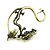 billiga Religiösa smycken-Herr Örhänge Drake Personlig Mode Europeisk örhängen Smycken Brun / Silver Till Julklappar Halloween Dagligen