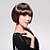 cheap Synthetic Trendy Wigs-Capless Short Bob High Quality Synthetic Chestnut Brown Straight Hair Wig
