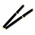 levne Kancelářské a školní potřeby-extra jemný zlatý okraj plnicí pero (black)