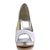 abordables Escarpins femme-Graceful satin talon aiguille peep toe pompe des chaussures de mariage (plus de couleurs)