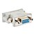 billige DVI-kabler og -adaptere-DVI 24 + 1 Mand til VGA dame adapter Hvid