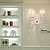 baratos Iluminação e Candeeiros de Parede-LWD Moderno / Contemporâneo Luminárias de parede Vidro Luz de parede 110-120V / 220-240V Max 40W