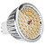 billiga Glödlampor-Mr16 (gu5.3) 6w 48x2835smd 500-600lm varm vitljus ledd spotlampa (12v)