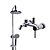 cheap Wall mount Faucets-Shower Faucet - Contemporary Chrome Shower System Ceramic Valve