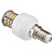 olcso LED-es kukoricaizzók-1db 3.5 W LED kukorica izzók 350-450 lm E14 E26 / E27 60 LED gyöngyök Meleg fehér Természetes fehér 220-240 V