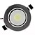 billige Forsænket LED-lys-Dæmpbar 5W 1-400lm 6000-6500K Naturlig White Light COB LED Loft Bulb (220V)