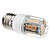 billige Lyspærer-3 W LED-kornpærer 450-550 lm E26 / E27 T 27 LED perler SMD 5050 Varm hvit 220-240 V / # / CE