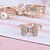 cheap Rings-Women&#039;s Band Ring - Pearl, Alloy Crown, Bowknot Ladies Golden For Daily 8½