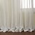cheap Sheer Curtains-Rod Pocket Grommet Top Tab Top Double Pleat Two Panels Curtain Modern , Jacquard Stripe Bedroom Polyester Material Sheer Curtains Shades
