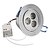 billige Innfelte LED-lys-1pc 6500 lm 3 LED perler Høyeffekts-LED Naturlig hvit 85-265 V / #