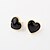 billige Mode Øreringe-Women&#039;s Heart Zircon Stud Earrings - Love Heart Cute Style Heart For Daily