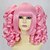 cheap Synthetic Wigs-Pink Curly Pigtails 45cm Sweet Lolita Wig