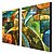 cheap Top Artists&#039; Oil paitings-Hand-Painted Abstract Horizontal Canvas Oil Painting Home Decoration Two Panels