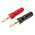 preiswerte Audiokabel-Banana Plug Connectors Red &amp; Black