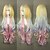 abordables Pelucas sintéticas-Mezcla de color Ice Cream 80-85cm peluca Lolita dulce