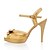baratos Sapatos de Salto Alto de mulher-Couro envernizado Espumante Glitter stiletto sandálias plataforma com strass Bowknot