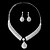 cheap Jewelry Sets-Women&#039;s Rhinestone Wedding Party Special Occasion Anniversary Birthday Engagement Alloy Earrings Necklaces