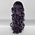 billige Lolitaparykker-Duchess Svart Plum 70cm Gothic Lolita Curly Wig