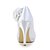 cheap Women&#039;s Heels-Women&#039;s Wedding Summer Flower Stiletto Heel Satin Stretch Satin Silver Black White