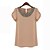 billige T-skjorter til kvinner-Kvinner er Beaded Halskant Puff Sleeve T-shirt