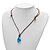 abordables Colliers-Femme Mode Pendentif de collier Cristal Cristal Tissu Pendentif de collier Quotidien Bijoux de fantaisie